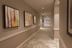 Hallway of Independent Living Apartments in Tacoma, WA