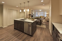 Bristol View Independent Apartment Kitchen Island