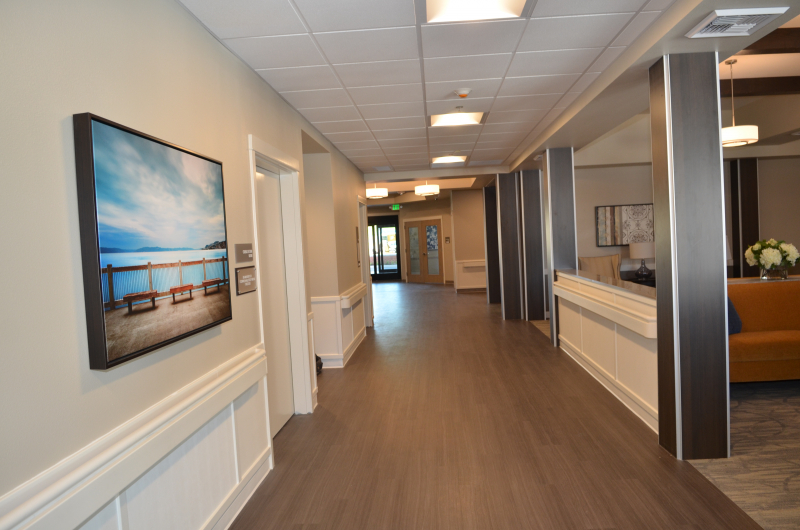 Skilled Nursing Care Facility Hallway