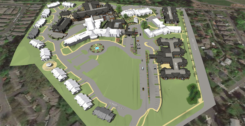aerial site plan