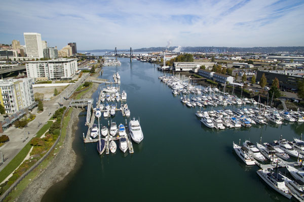 Ariel picture of Foss Waterway