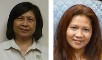 Priscilla Cabutotan and Victoria Hotchkiss
