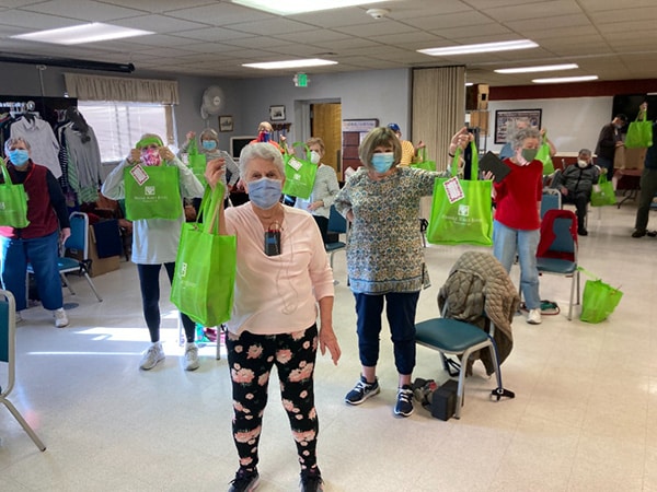 Senior Center Class with Souperbowl Bags