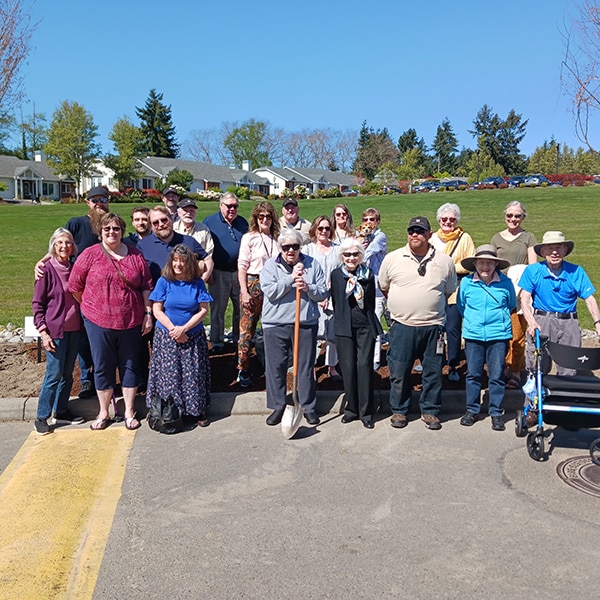 group of people celebrating Arbor Day