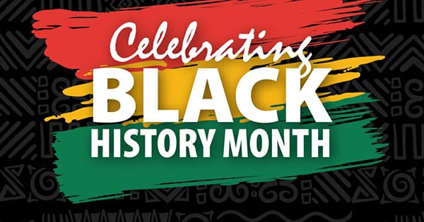 Celebrating Black History Month logo