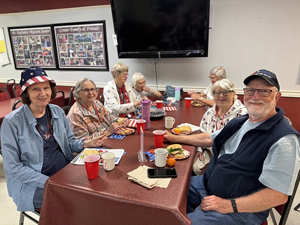 Senior Center Friends Feast and Fireworks