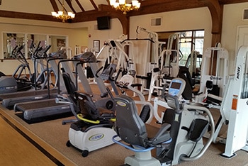 exercise room and equipment