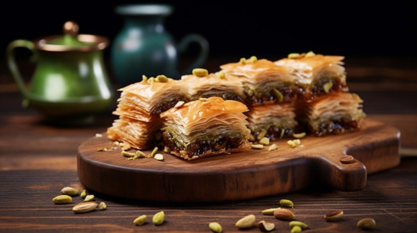 Close-up photo of Baklava