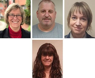 Shirley Robbins, Jon Swingle, Traci Corbin, Katie Baker
